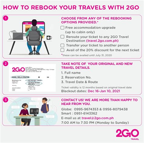 2GO Travel — 2GO offers easy rebooking options for travelers.